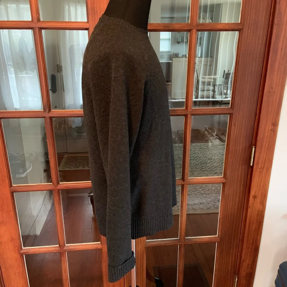 J. Crew Men's Charcoal Crewneck Sweater